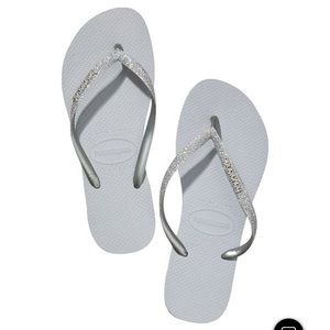 Havaianas Slim Glitter Flip Flops
